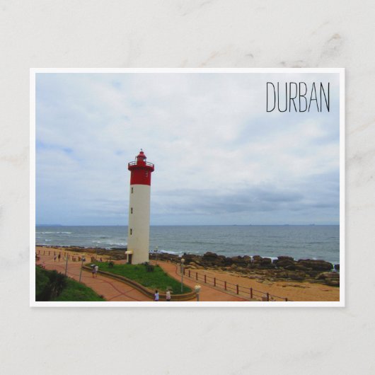 vuurtoren van durban Mhlanga Briefkaart (Voorkant)