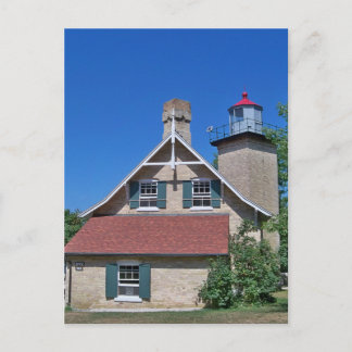 vuurtoren van Eagle Bluff Briefkaart
