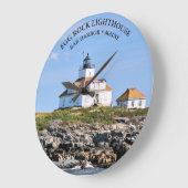 vuurtoren van Egg Rock, Bar Harbour Maine Grote Klok (Hoek)