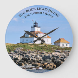 vuurtoren van Egg Rock, Bar Harbour Maine  Grote Klok