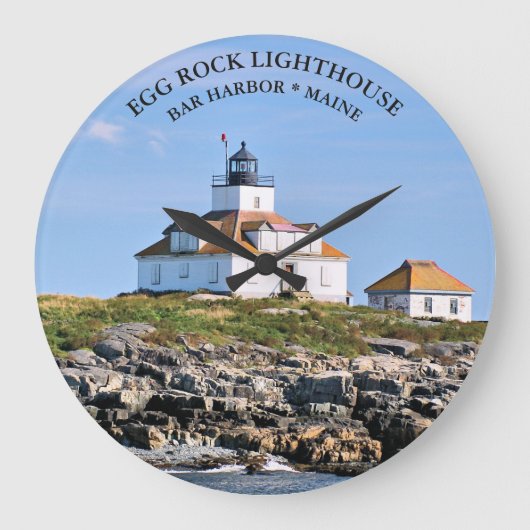 vuurtoren van Egg Rock, Bar Harbour Maine Grote Klok (Voorkant)