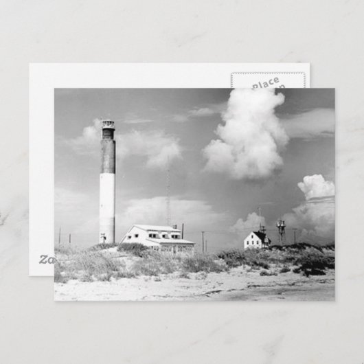 Vuurtoren van eikeneiland briefkaart (Voorkant / Achterkant)