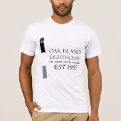 Vuurtoren van eikeneiland - T-Shirt (Voorkant)