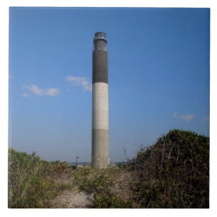 Vuurtoren van eikeneiland tegeltje