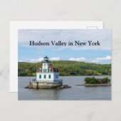 Vuurtoren van Esopus in New York Briefkaart (Voorkant / Achterkant)