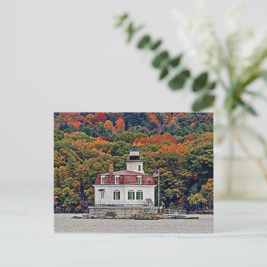 vuurtoren van Esopus Meadows Briefkaart (Staand voorkant)