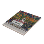 vuurtoren van Esopus Meadows Tegeltje (Zijkant)