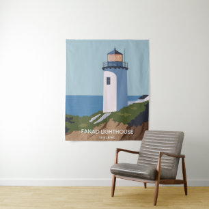 Vuurtoren van Fanad Wandkleed