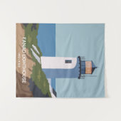 Vuurtoren van Fanad Wandkleed (Voorkant (horizontaal))