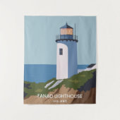 Vuurtoren van Fanad Wandkleed (Voorkant)