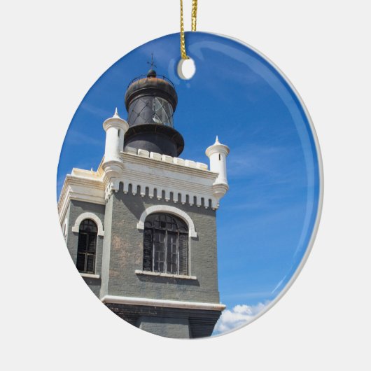 vuurtoren van Faro Keramisch Ornament (Links)