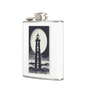 Vuurtoren van Fire Island New York Moon Heupfles (Links)
