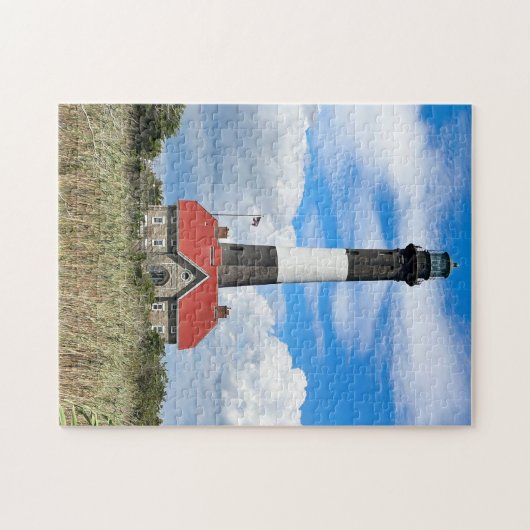 Vuurtoren van Fire Island, New York Puzzle Legpuzzel (Horizontaal)