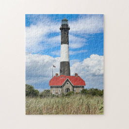 Vuurtoren van Fire Island, New York Puzzle Legpuzzel