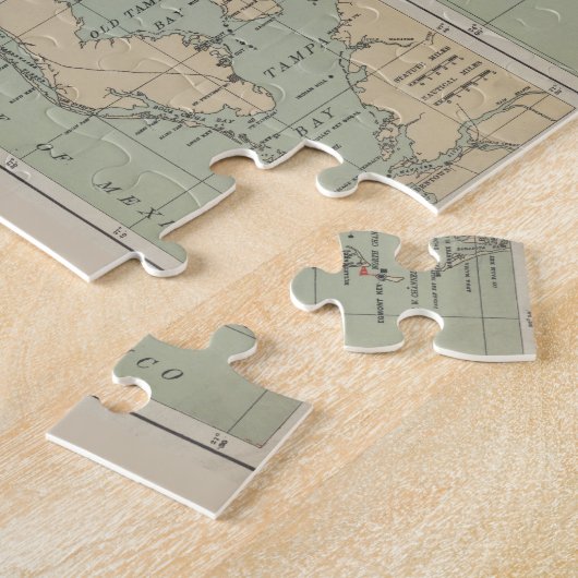  vuurtoren van Florida (1898) Legpuzzel (Zijkant)