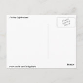 Vuurtoren van Florida Briefkaart (Achterkant)