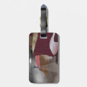 vuurtoren van Foggy Bagagelabel (Achterkant verticaal)