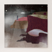 vuurtoren van Foggy Legpuzzel (Verticaal)