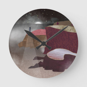 vuurtoren van Foggy Ronde Klok