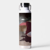 vuurtoren van Foggy Waterfles (Voorkant)