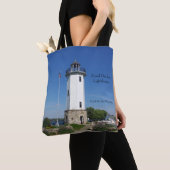 vuurtoren van Fond Du Lac over de hele canvas tas (Dichtbij)