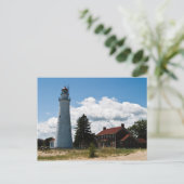 vuurtoren van Fort Gratiot Briefkaart (Staand voorkant)