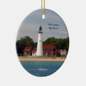 Vuurtoren van Fort Gratiot, dubbelzijdig ornament (Rechts)