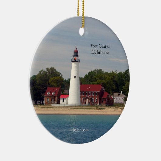 Vuurtoren van Fort Gratiot, dubbelzijdig ornament (Rechts)