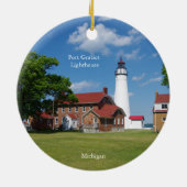 Vuurtoren van Fort Gratiot, dubbelzijdig ornament (Achterkant)