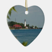 vuurtoren van Fort Gratiot Keramisch Ornament (Rechts)