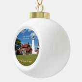 vuurtoren van Fort Gratiot Keramische Bal Ornament (Rechts)