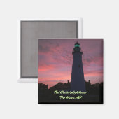 vuurtoren van Fort Gratiot Magneet (Voorkant / Achterkant)