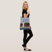vuurtoren van Fort Gratiot over de hele canvas tas (Op model)