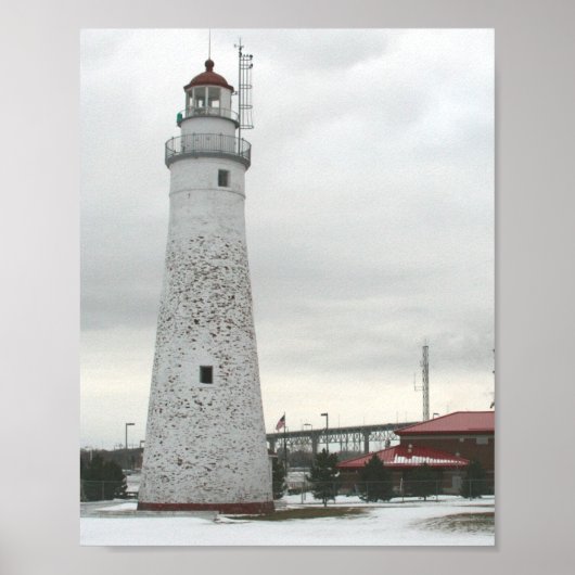 vuurtoren van Fort Gratiot Poster (Voorkant)