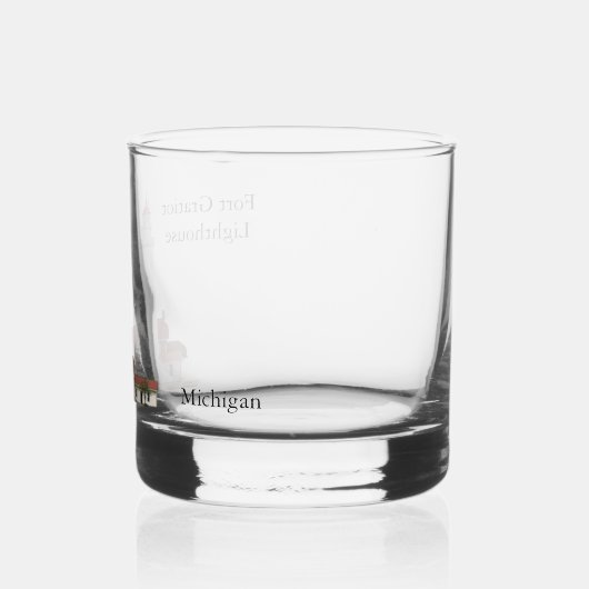 vuurtoren van Fort Gratiot Whisky Glas (Links)
