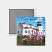 vuurtoren van fort, Maine Magnet (Voorkant / Achterkant)
