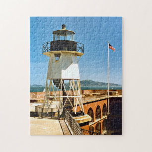 vuurtoren van Fort Point, California Jigzaag Puzzl Legpuzzel