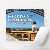 vuurtoren van Fort Point, Californië Mousepad Muismat (Met muis)