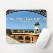 vuurtoren van Fort Point, Californië Mousepad Muismat (Met muis)