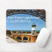 vuurtoren van Fort Point, Californië Mousepad Muismat (Met muis)