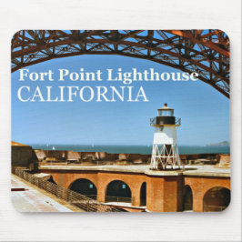 vuurtoren van Fort Point, Californië Mousepad Muismat