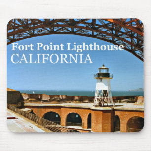 vuurtoren van Fort Point, Californië Mousepad Muismat