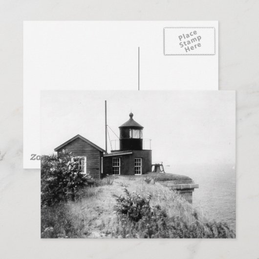 vuurtoren van Fort Wadsworth Briefkaart (Voorkant / Achterkant)