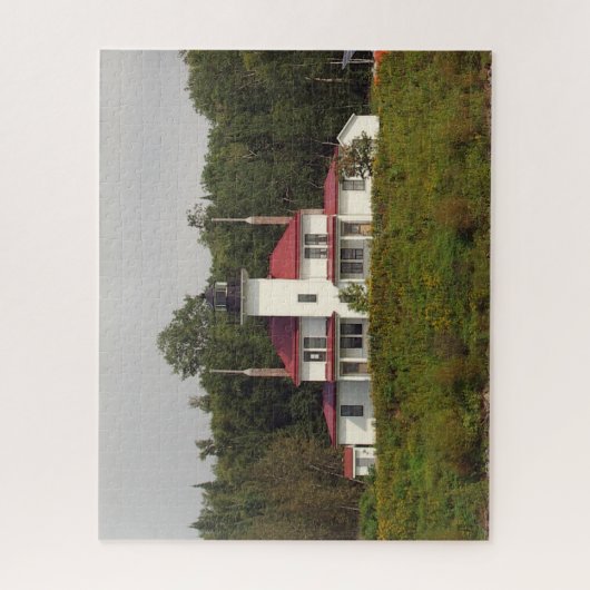 Vuurtoren van framboseilanden legpuzzel (Verticaal)