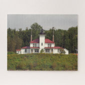 Vuurtoren van framboseilanden legpuzzel (Horizontaal)