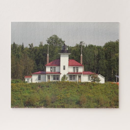 Vuurtoren van framboseilanden legpuzzel (Horizontaal)