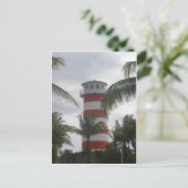 vuurtoren van Freeport Bahamas Briefkaart (Staand voorkant)