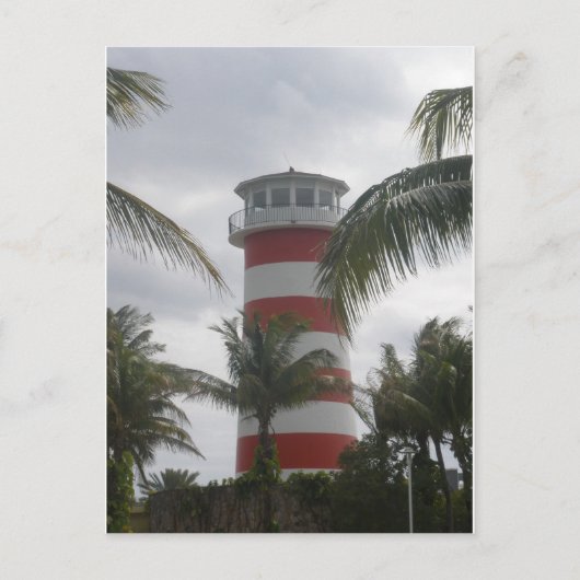 vuurtoren van Freeport Bahamas Briefkaart (Voorkant)