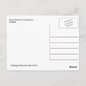 vuurtoren van Galera Point Toco, Trinidad Briefkaart (Achterkant)