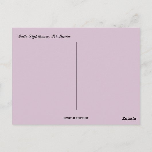 vuurtoren van Galle in Sri Lanka Briefkaart (Achterkant)